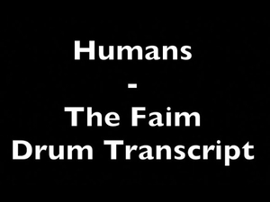 The Faim - Humans (Drums) AI cover generator