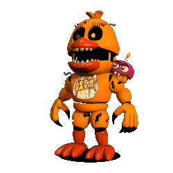 Nightmare Chica (FNAF WORLD) AI cover generator