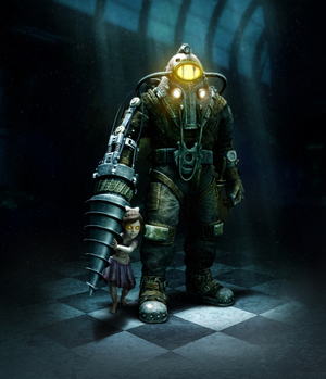 Bioshock 2 Big Daddy AI cover generator