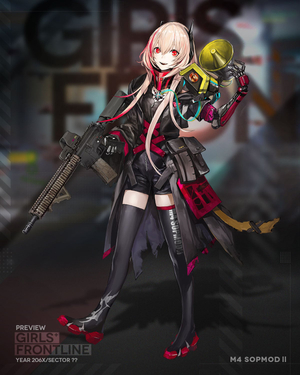 M4 SOPMOD II (Girls' Frontline) AI cover generator