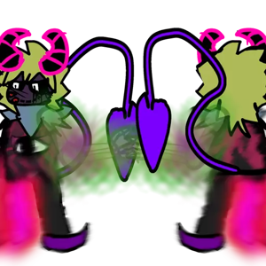 Infinidade(Demon form of my OC) AI cover generator