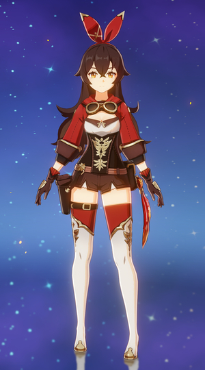 Amber from Genshin Impact AI cover generator