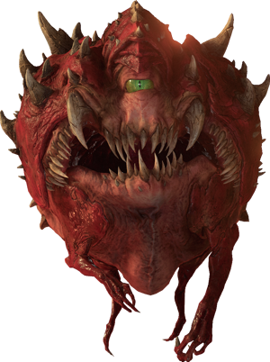 Cacodemon (Doom) AI cover generator