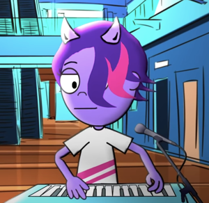 Stevi the Demon (From The Upside Downs) (voiced by Kelly Farrell) UPDATED AI cover generator