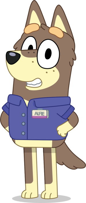 Alfie (Bluey) AI cover generator