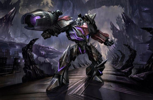 Megatron (Cybertron games) (Fred Tatasciore) AI cover generator