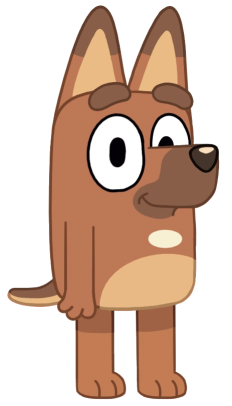 Pretzel (Bluey) AI cover generator