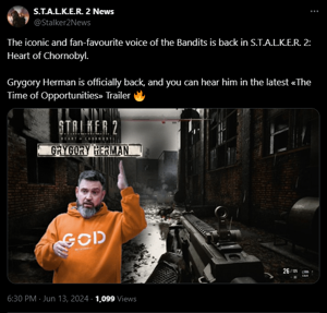 Stalker Bandit voice AI cover generator