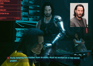Johnny Silverhand/Keanu Reeves AI cover generator