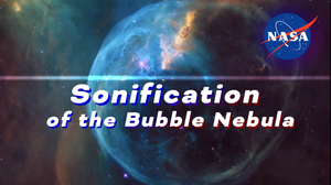 Nasa bubble nebula image sonification AI cover generator