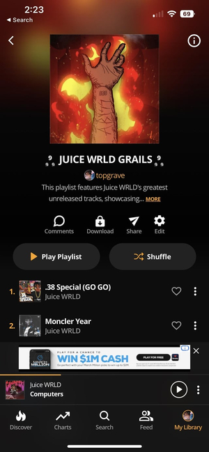 Juicewrld (300) AI cover generator