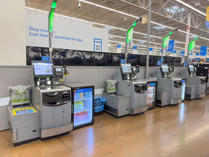 Walmart Self-Checkout AI cover generator