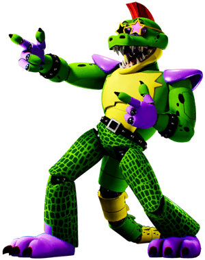 Montgomery Gator/Monty (FNAF SB/ Five Nights At Freddy's Security Breach) AI cover generator