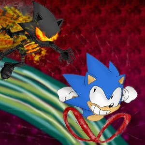 Sonic.exe (Sonic the Hedgehog, Friday Night Funkin') AI cover generator