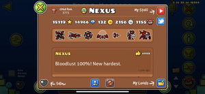 NexusGD (Geometry Dash Player) AI cover generator