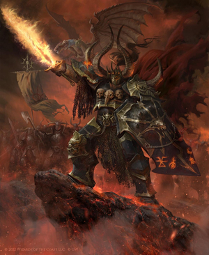 Archaon the Everchosen (Warhammer Fantasy) AI cover generator