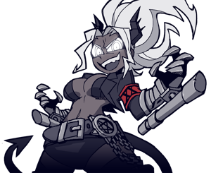 Judgement, The High Prosecutor (From Helltaker) AI cover generator