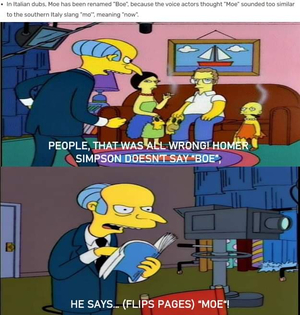 Boe/Moe Szyslak (I Simpson) (Italian Dub) AI cover generator