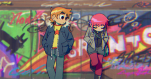 Scott Pilgrim (Scott Pilgrim Takes Off trailer) AI cover generator