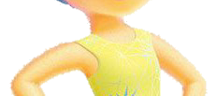 This is the Avatar Image for the Joy (Amy Poehler, Inside Out) 300 epochs AI Voice and Text to Speech Generator