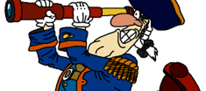 This is the Avatar Image for the Captain Smollett AI Voice and Text to Speech Generator