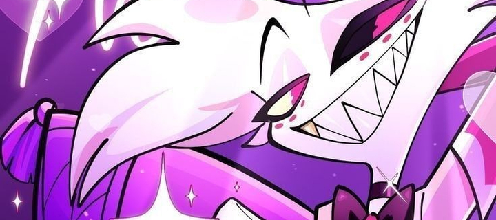 This is the Avatar Image for the Angel Dust AI Voice and Text to Speech Generator