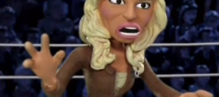This is the Avatar Image for the Jessica Simpson (Celebrity Deathmatch) (Rini Bell) AI Voice and Text to Speech Generator