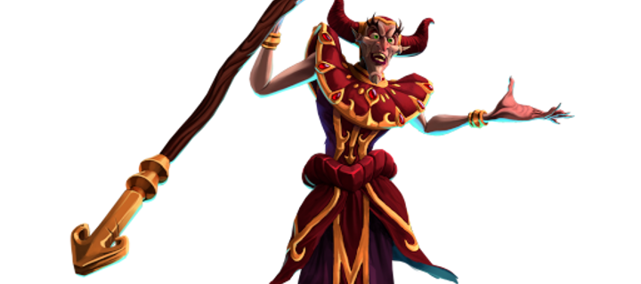 This is the Avatar Image for the Zarok (Medievil) AI Voice and Text to Speech Generator