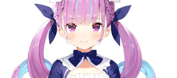 This is the Avatar Image for the Minato Aqua (Vtuber) AI Voice and Text to Speech Generator