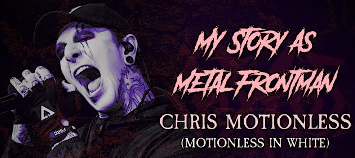 This is the Avatar Image for the Chris motionless (metal) AI Voice and Text to Speech Generator