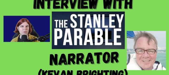This is the Avatar Image for the Stanley Parable Narrator Kevan Brighting AI Voice and Text to Speech Generator