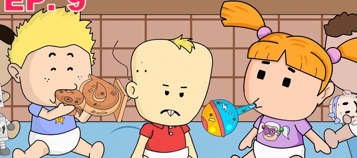 This is the Avatar Image for the Baby Dillon (Baby Alan Cartoon) AI Voice and Text to Speech Generator