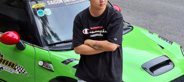 This is the Avatar Image for the DEWIE(Vietnamese Rapper) AI Voice and Text to Speech Generator