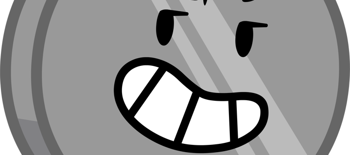 This is the Avatar Image for the Nickel (Inanimate Insanity Early Season 1) AI Voice and Text to Speech Generator