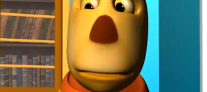 This is the Avatar Image for the Weebee/Pchelenok (Kokodluk Baba, russian animator) AI Voice and Text to Speech Generator