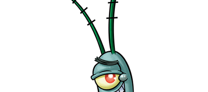 This is the Avatar Image for the Plankton (SpongeBob) AI Voice and Text to Speech Generator