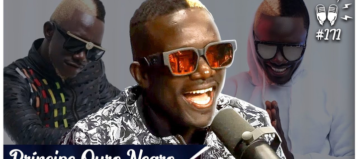 This is the Avatar Image for the Rei do Kuduro Príncipe Ouro N3gro AI Voice and Text to Speech Generator