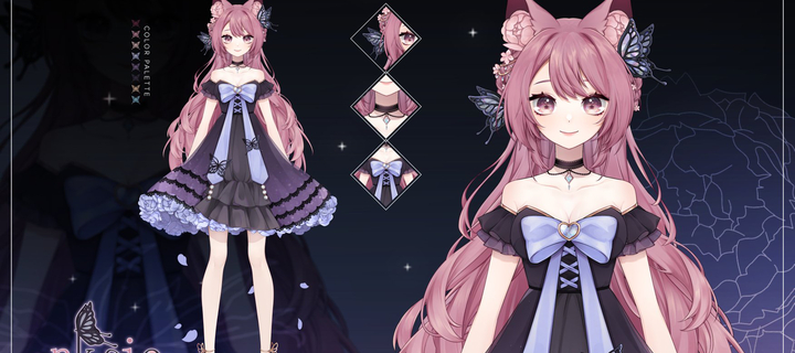 This is the Avatar Image for the Inksie V TUBER AI Voice and Text to Speech Generator