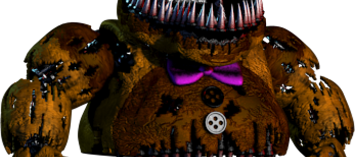 This is the Avatar Image for the Nightmare Fredbear (FNAF 4) AI Voice and Text to Speech Generator
