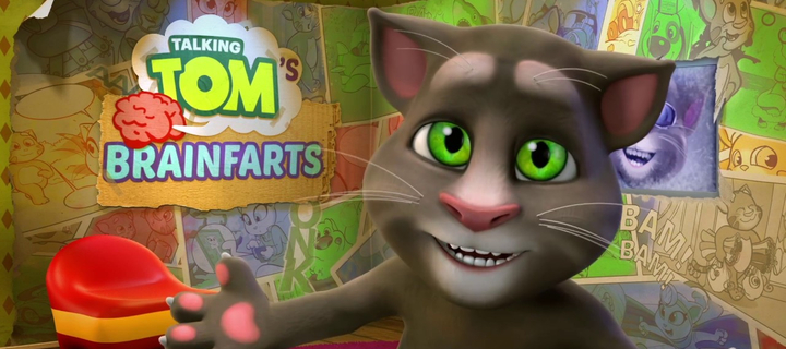 This is the Avatar Image for the Talking Tom (Brainfarts) AI Voice and Text to Speech Generator