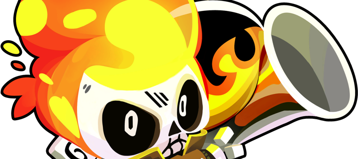 This is the Avatar Image for the Biker Bones (Bloons TD) AI Voice and Text to Speech Generator