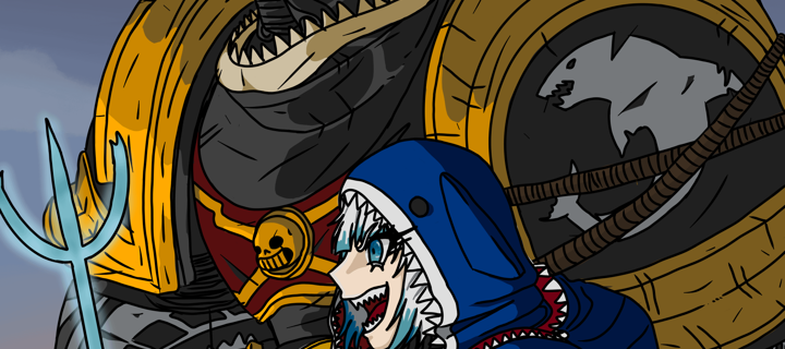 This is the Avatar Image for the Gawr Gura [Retrained] AI Voice and Text to Speech Generator