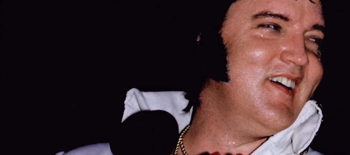 This is the Avatar Image for the Elvis Presley (1977 Updated) AI Voice and Text to Speech Generator