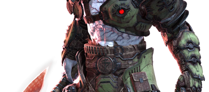 This is the Avatar Image for the Marauder (DOOM ETERNAL) AI Voice and Text to Speech Generator