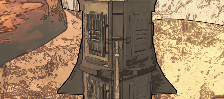 This is the Avatar Image for the Drop Pod (Lethal Company) AI Voice and Text to Speech Generator