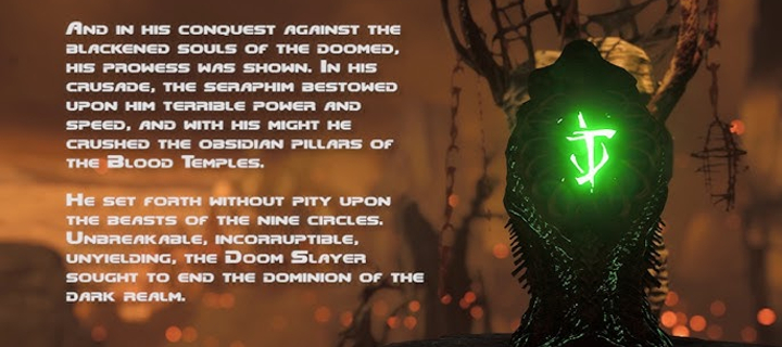 This is the Avatar Image for the Doom Testament (DOOM Eternal) AI Voice and Text to Speech Generator