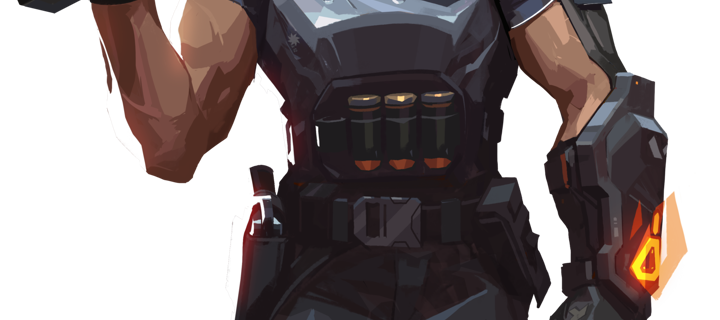 This is the Avatar Image for the Brimstone (VALORANT) AI Voice and Text to Speech Generator