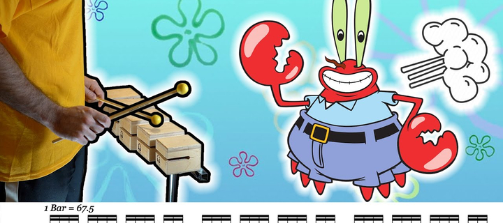 This is the Avatar Image for the Mr. Krabs walking sounds AI Voice and Text to Speech Generator