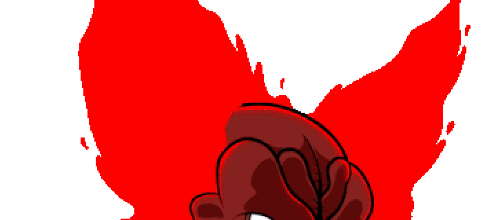 This is the Avatar Image for the Hellclown Tricky EX (Friday Night Funkin, FNF) (mixed model) AI Voice and Text to Speech Generator