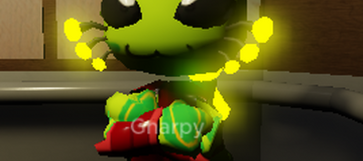 This is the Avatar Image for the Gnarpy (Roblox Regretevator) AI Voice and Text to Speech Generator